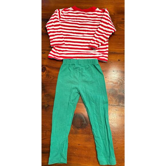 Luigi kids striped dinosaur appliqué tee & matching green pants 2T - Picture 5 of 5